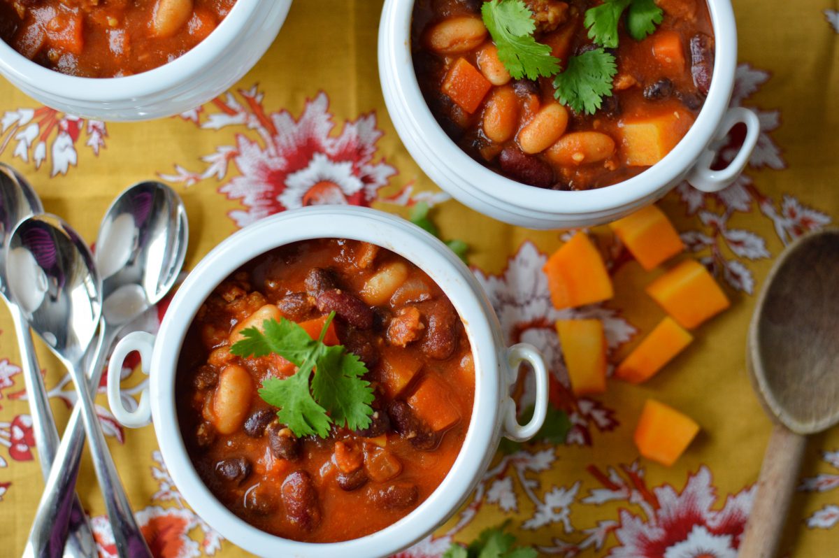 Three Bean And Turkey Sausage Chili - Savvymom