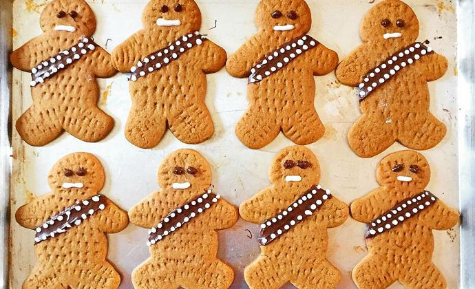 how to make Star Wars Wookiee Cookies