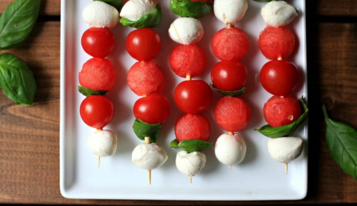 Watermelon Caprese Skewers - Full Size