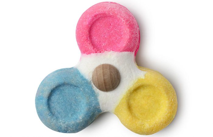 LUSH bath bomb fidget spinner