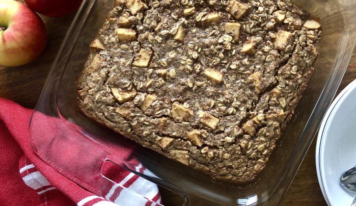 Apple & Peanut Butter Baked Oatmeal Recipe