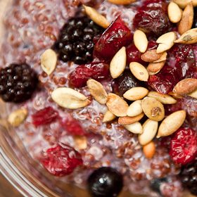 Hot Quinoa & Mixed Berries