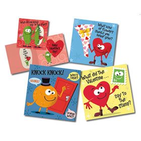 Valentines Lift-the-Flap Joke Cards