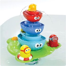 The Gift: The Yookidoo Stack 'N' Stream Tub Fountain