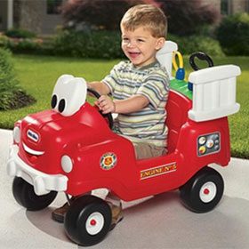 The Gift: Little Tikes® Spray and Rescue Fire Truck