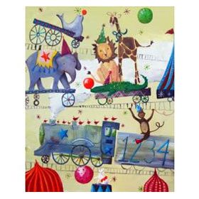 Cici Art Factory Circus Train Canvas