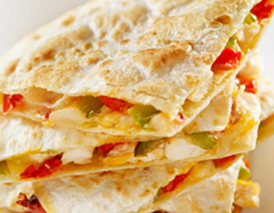 Chicken and Cheese Quesadilla