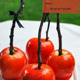 Creepy Candied Apples