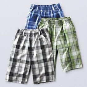 Nevada®/MD Mix-and-match Casual Plaid Shorts