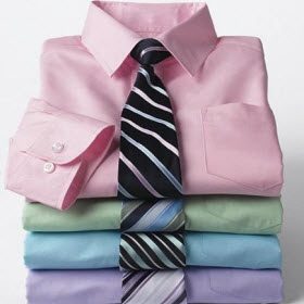 Dockers® Boys' Shirt and Tie Set