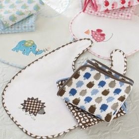 Nursery Essential Bib & Burp Sets