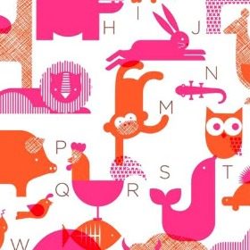 Petit Collage
Animal Alphabet Poster