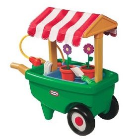 Little Tikes 2-in-1 Garden Cart and Wheelbarrow