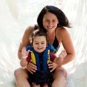 Water Slides and Kayaking in The Laurentians