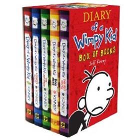 Diary of a Wimpy Kid Box of Books (Jeff Kinney)