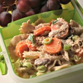Bow-Tie Pasta Salad with Tuna and Veggies