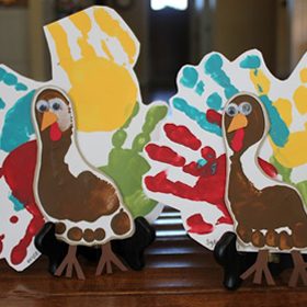 Handprint/Footprint Turkeys