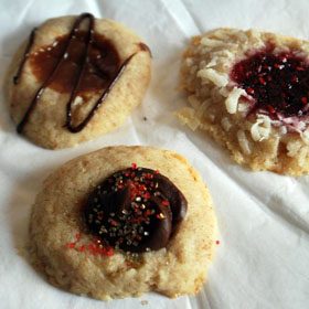 Three Thumbprint Cookies