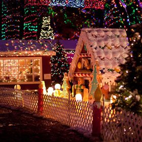Bright Nights Christmas Train at Stanley Park