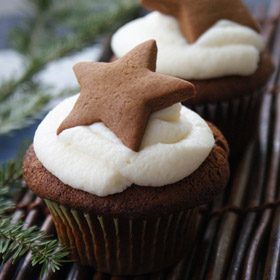 Double Gingerbread Cupcakes