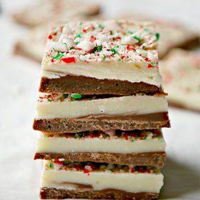 Double Chocolate Candy Cane Bark