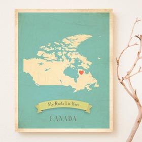 Canada Roots Map