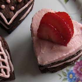 Double Chocolate Brownie Cakes