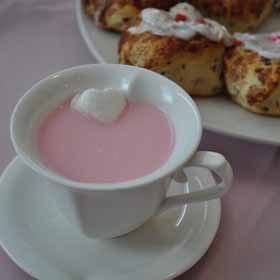 Love Buns and Pink Hot Chocolate