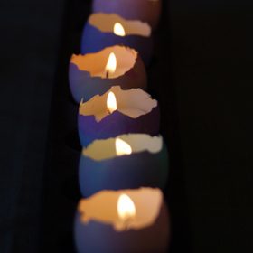 Easter Egg Votives