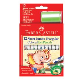 Create Well: Faber-Castell Jumbo Triangular Animal EcoPencils