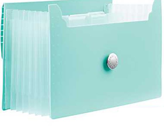 8 Pocket Poly Accordion File