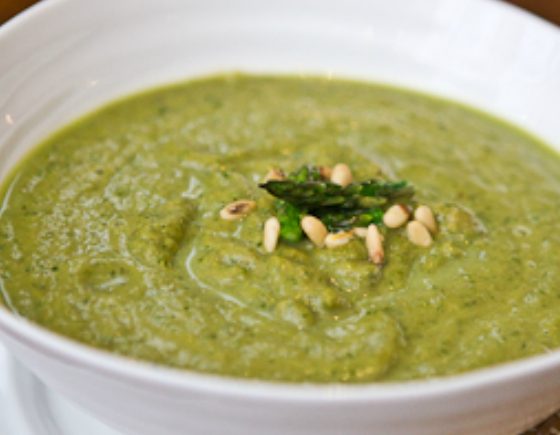 Cream of Roasted Asparagus Soup