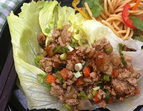 Asian Chicken Lettuce Wraps