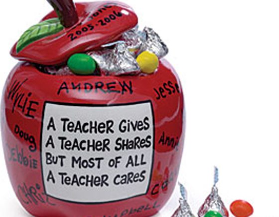 Teachers Apple Jar