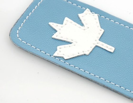 Mally Designs Leather Canadiana Bookmark