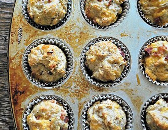 Ham and Cheese Muffins