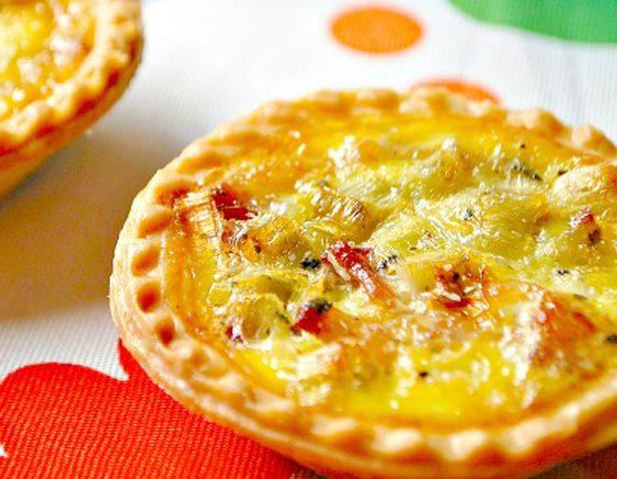 Bacon and Leek Mini Quiche