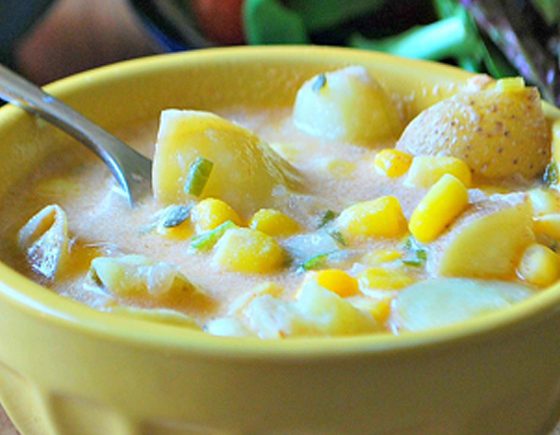 Cheesy Corn Chowder