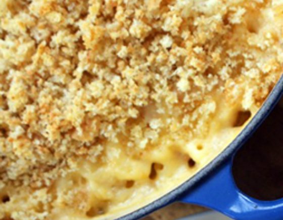 Baked Mac & Cheese with Little White Beans