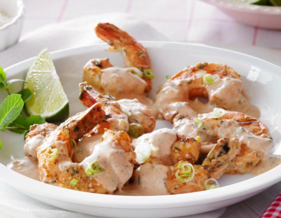 Creamy Grilled Tandoori Shrimp