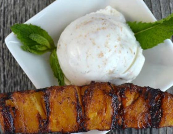 Grilled Pineapple with Cinnamon Coconut Sugar