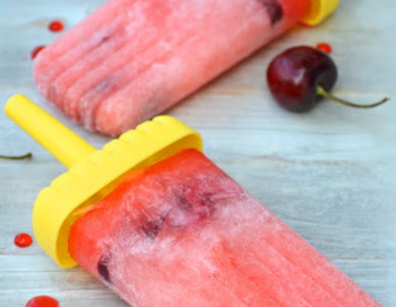 Shirley Temple Popsicles