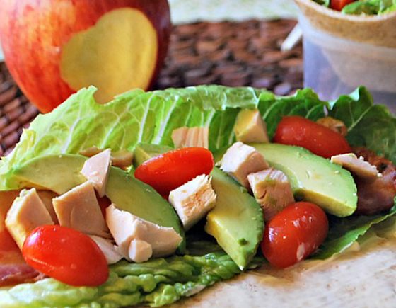 Recipe: Roasted Chicken BLAT Wrap