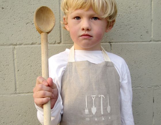 Kids Linen Apron