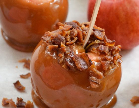 Bacon Caramel Apples