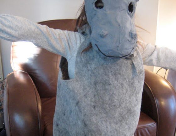 Homemade Hippo Costume