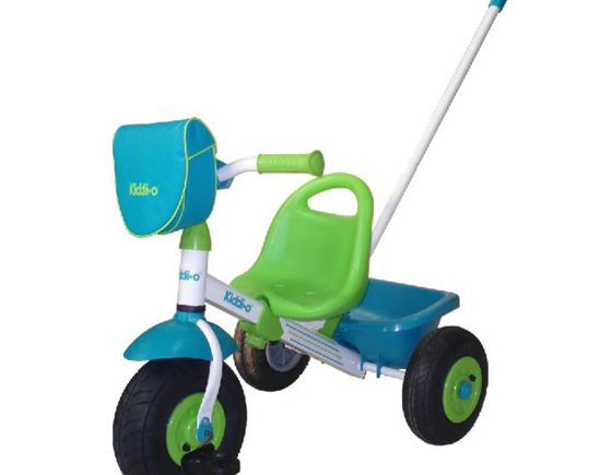 Kiddi-o Air Tire Swift Tricycle with Push-bar