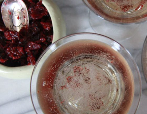 Roasted Cranberry Cocktail