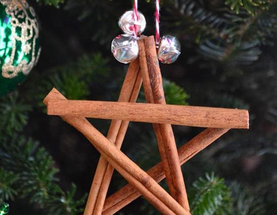 DIY Cinnamon Star Ornaments