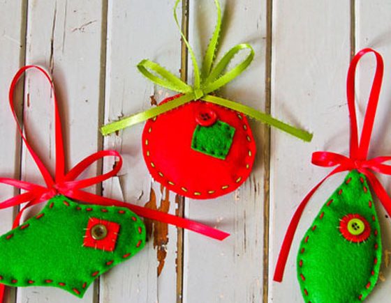 Felt Christmas Ornaments